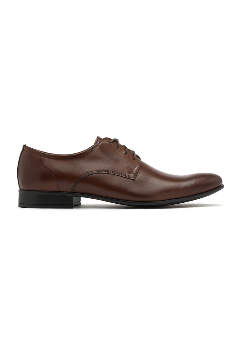 Oferte la Pantofi de piele Casto - Maro inchis