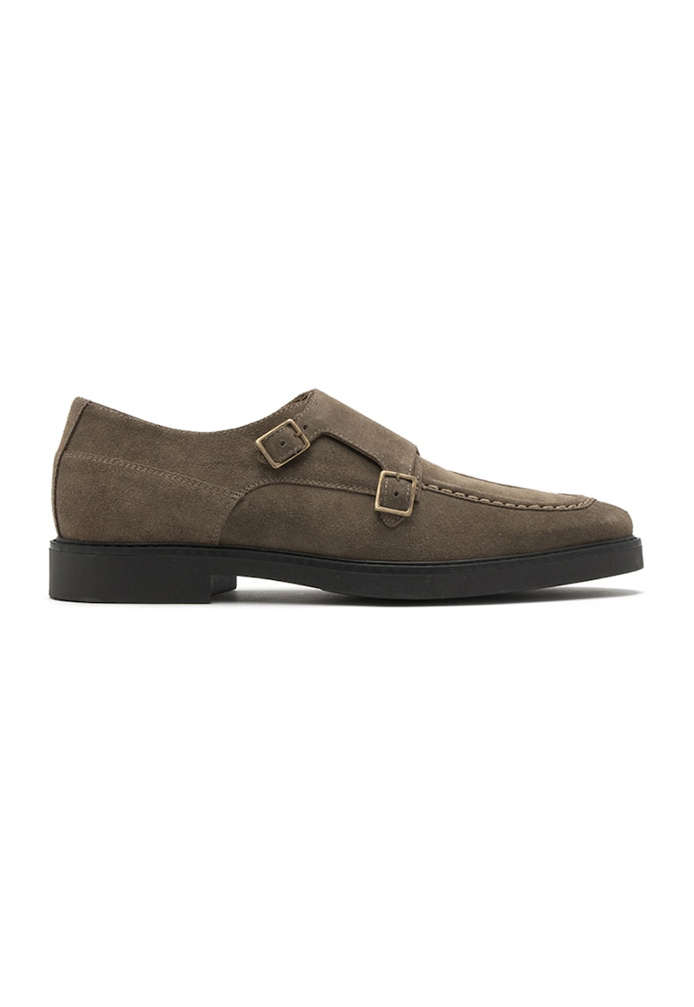 Oferte la Pantofi de piele intoarsa Alfie - Kaki