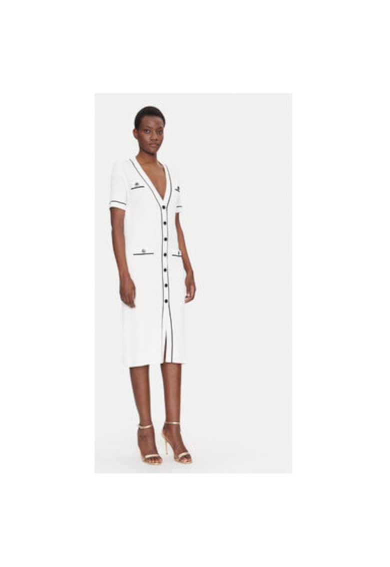 Oferte la Rochie dama  100004 CANDELOTTO - Viscoza/Poliamida - Ecru - Ecru