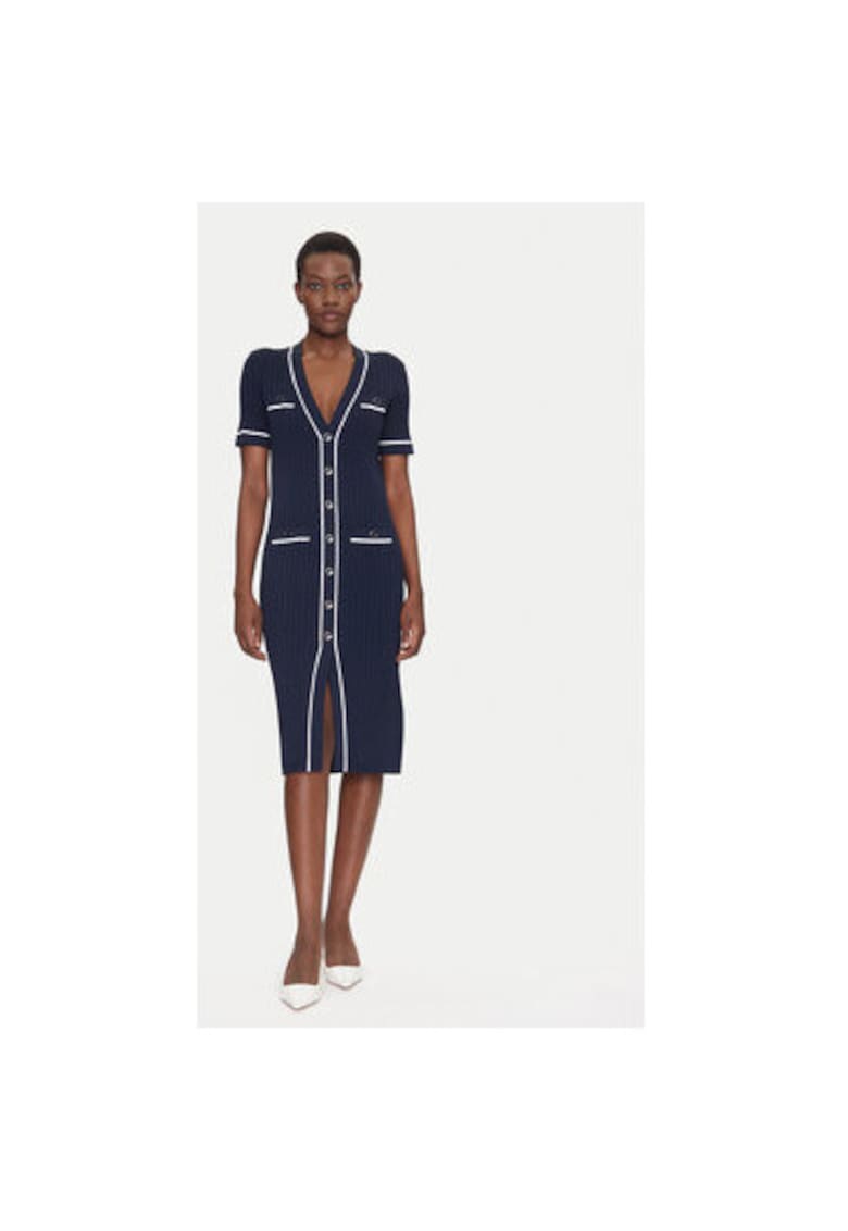 Oferte la Rochie dama  100004 CANDELOTTO - Viscoza/Poliamida - Bleumarin - Bleumarin