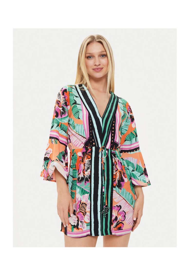 Oferte la Rochie dama -  304019715 - Viscoza - Multicolor - Multicolor