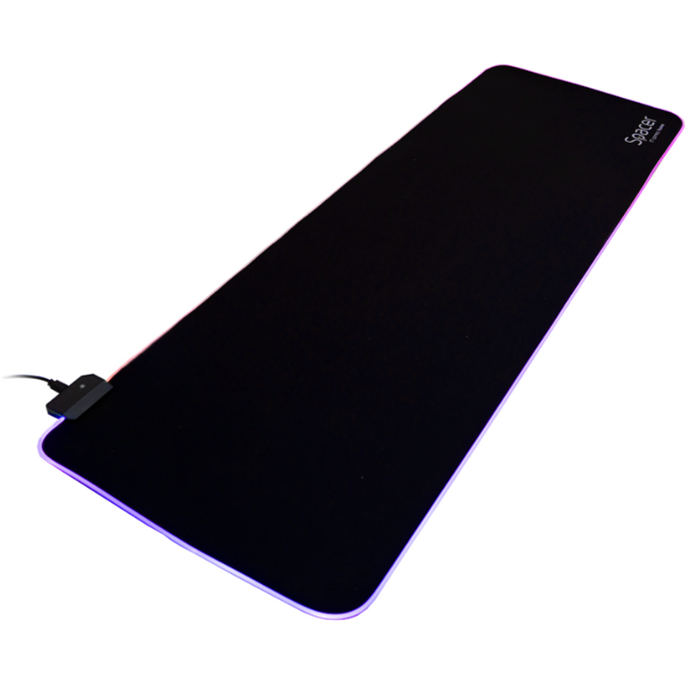 Oferte la Mousepad RGB Gaming Cauciuc Si Material Textil 900 x 300 x 3mm Negru
