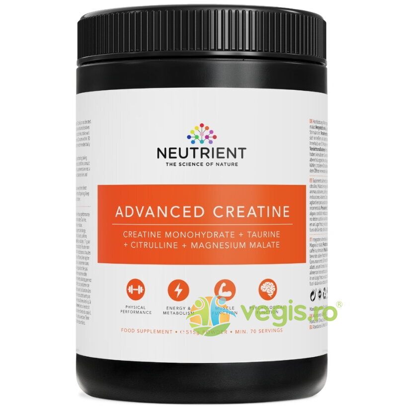 Oferte la Advanced Creatine Monohydrate + Taurine + Citrulline + Magnesium 524g