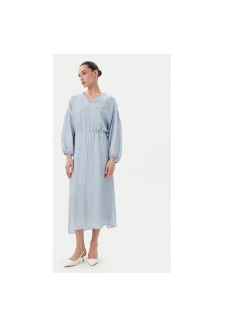 Oferte la Rochie de vara dama  BBW4441 - Viscoza - Albastru - Albastru