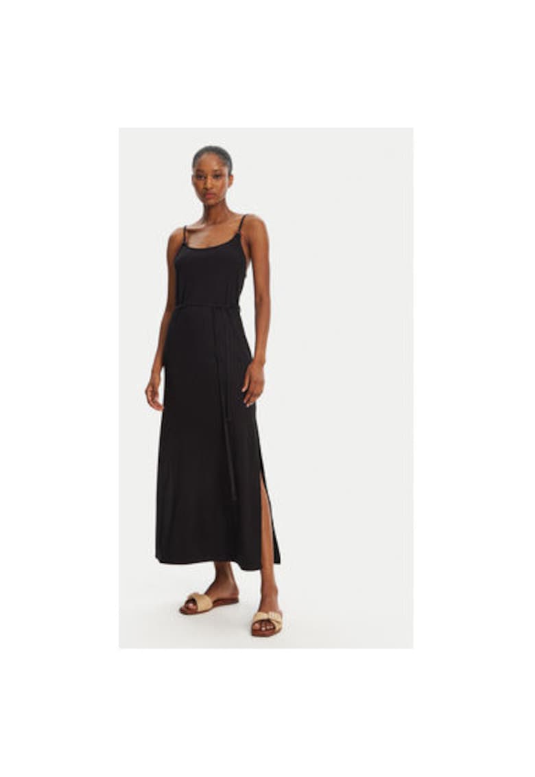 Oferte la Rochie de vara dama  YAQUINA AMARIA - Viscoza/Elastan - Negru - Negru