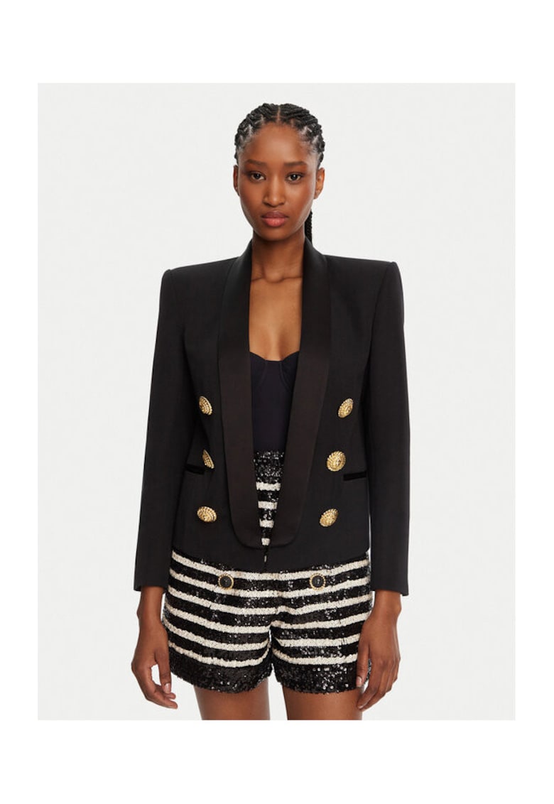 Oferte la Sacou Dama -  305313898 - Lana - Negru - Negru