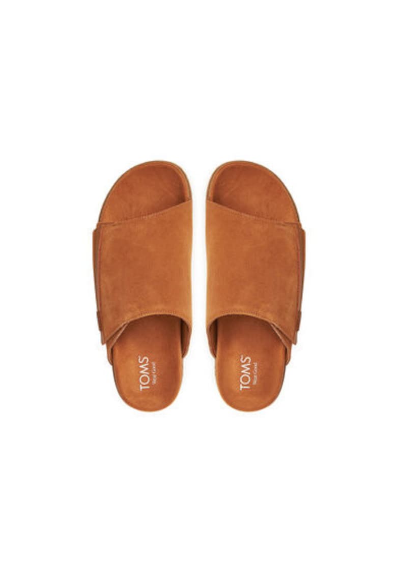 Oferte la Slapi barbati  10022037 - Piele naturala - Maro - Maro