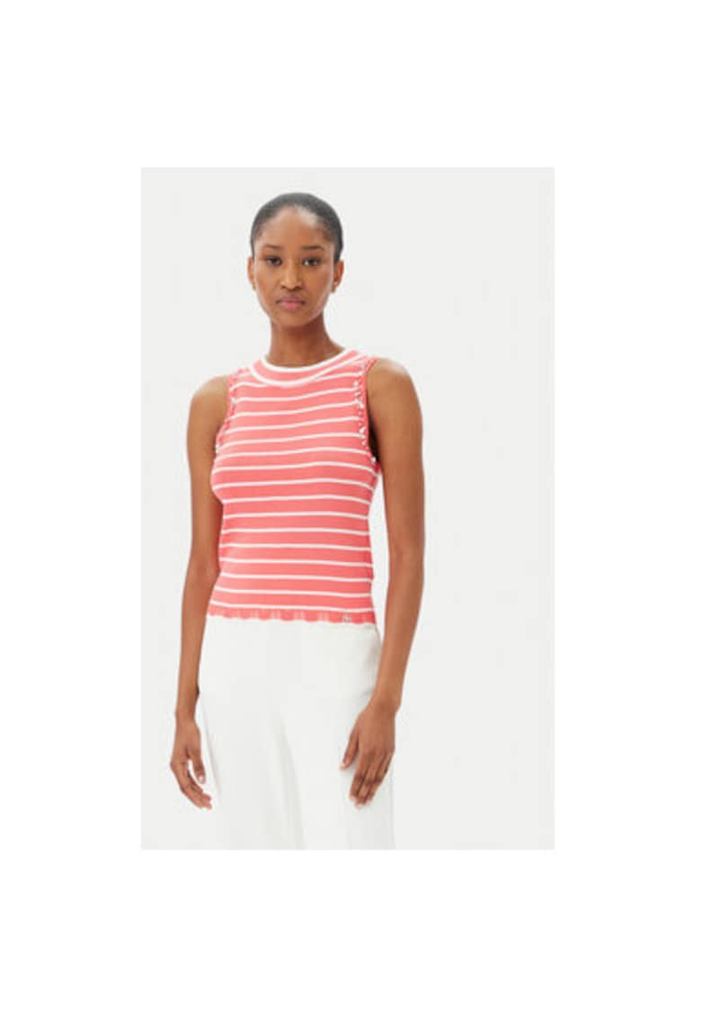 Oferte la Top dama  ACMA001916 - Viscoza/Nylon - Corai - Rosu deschis