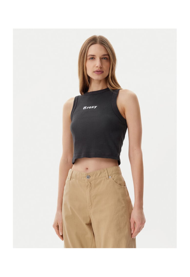 Oferte la Top dama  ERJKT04261-KTA0 - Bumbac/Poliester - Gri - Gri