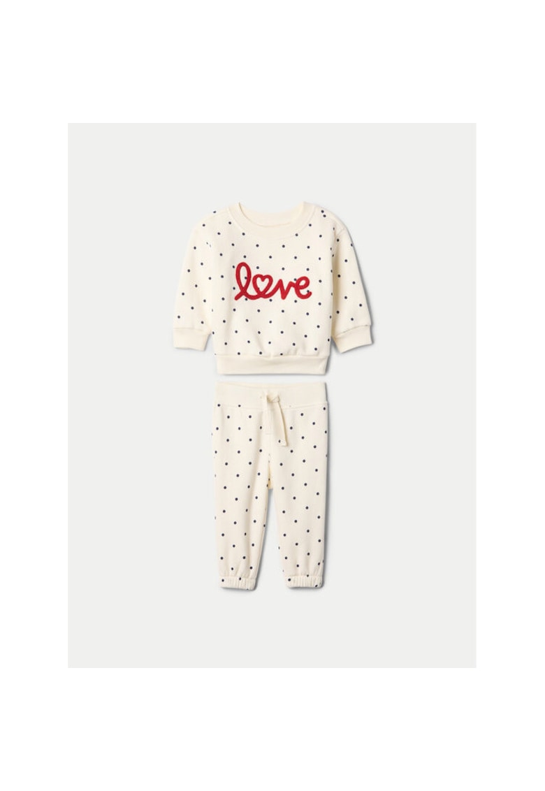 Oferte la Trening fete -  304985515 - Bumbac organic/Poliester - Bej - Bej