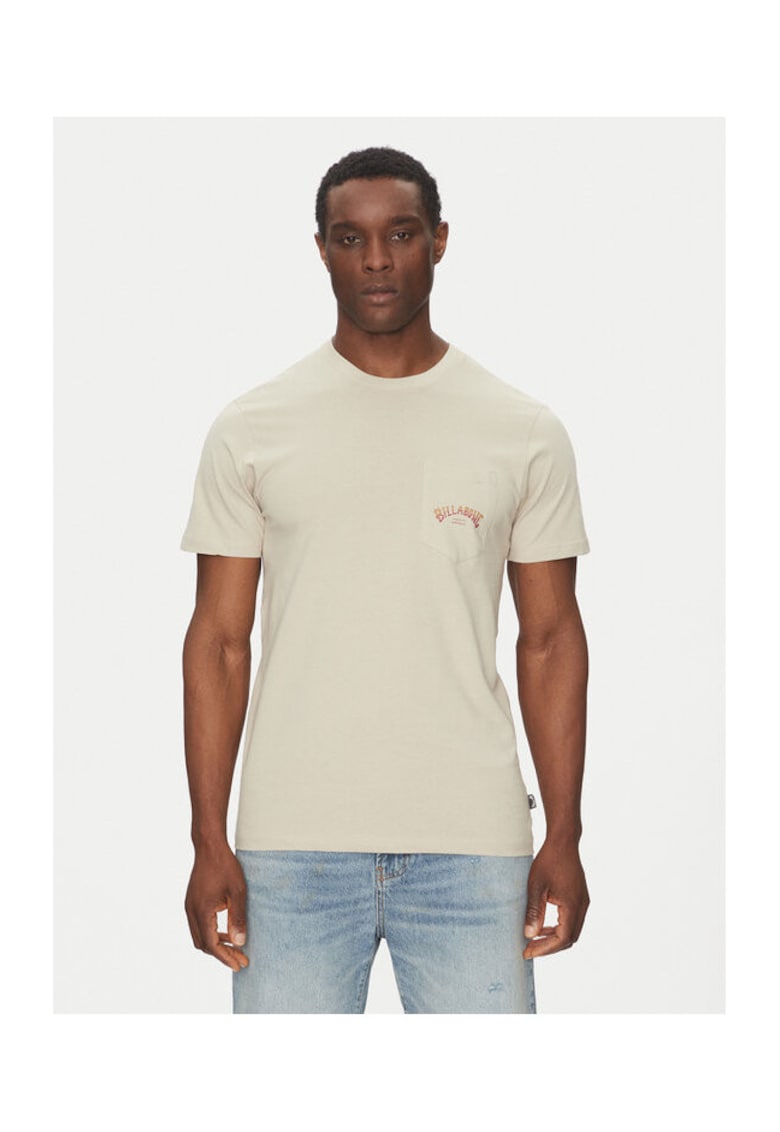Oferte la Tricou barbati  EBYZT00175-SGL0 - Bumbac - Bej - Bej