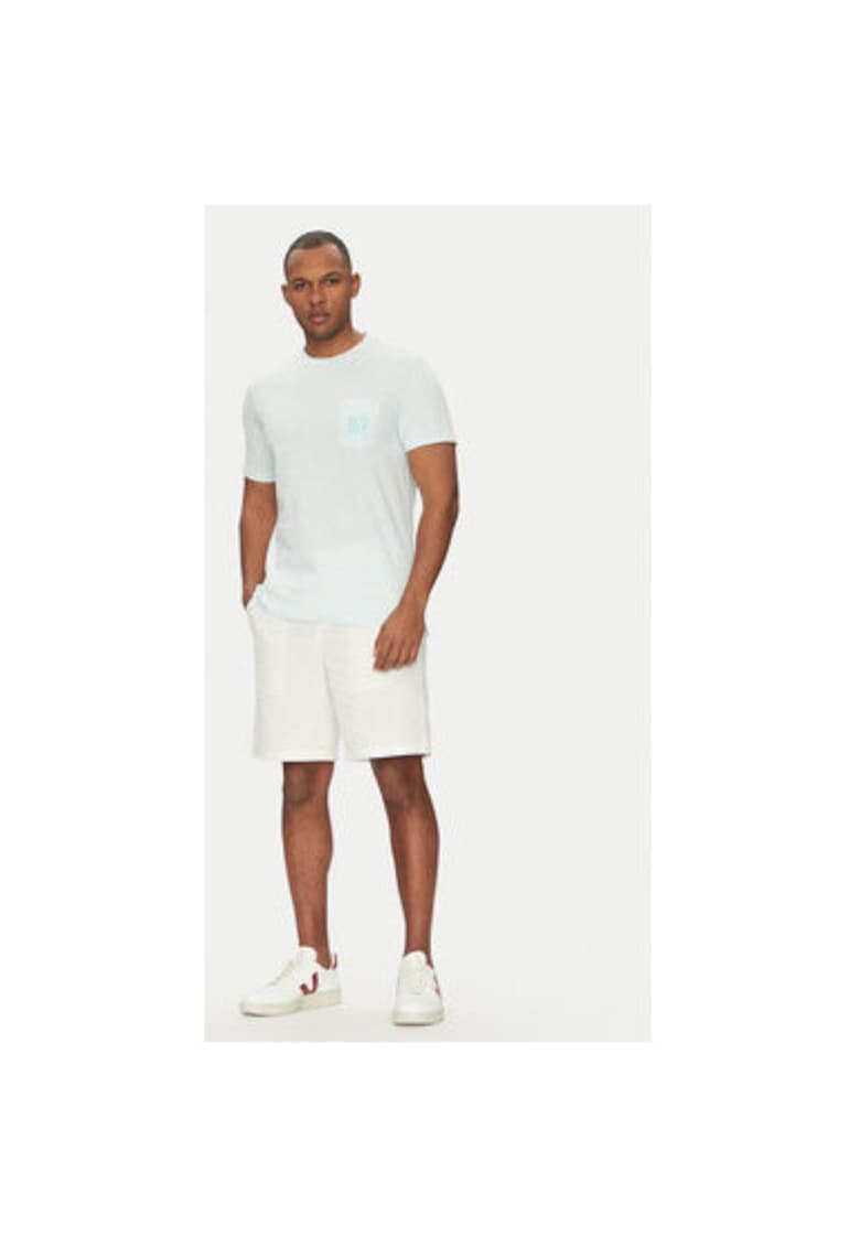 Oferte la Tricou barbati  20718299 - Bumbac/Poliester - Verde - Verde