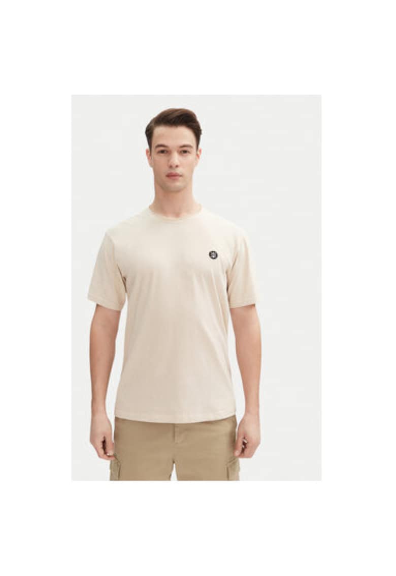 Oferte la Tricou barbati  INCARLSIN 41-121 - Bumbac - Bej - Bej