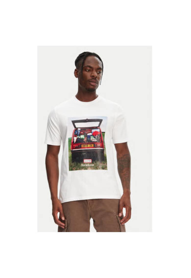 Oferte la Tricou barbati  HARM0037251 - Bumbac - Alb - Alb