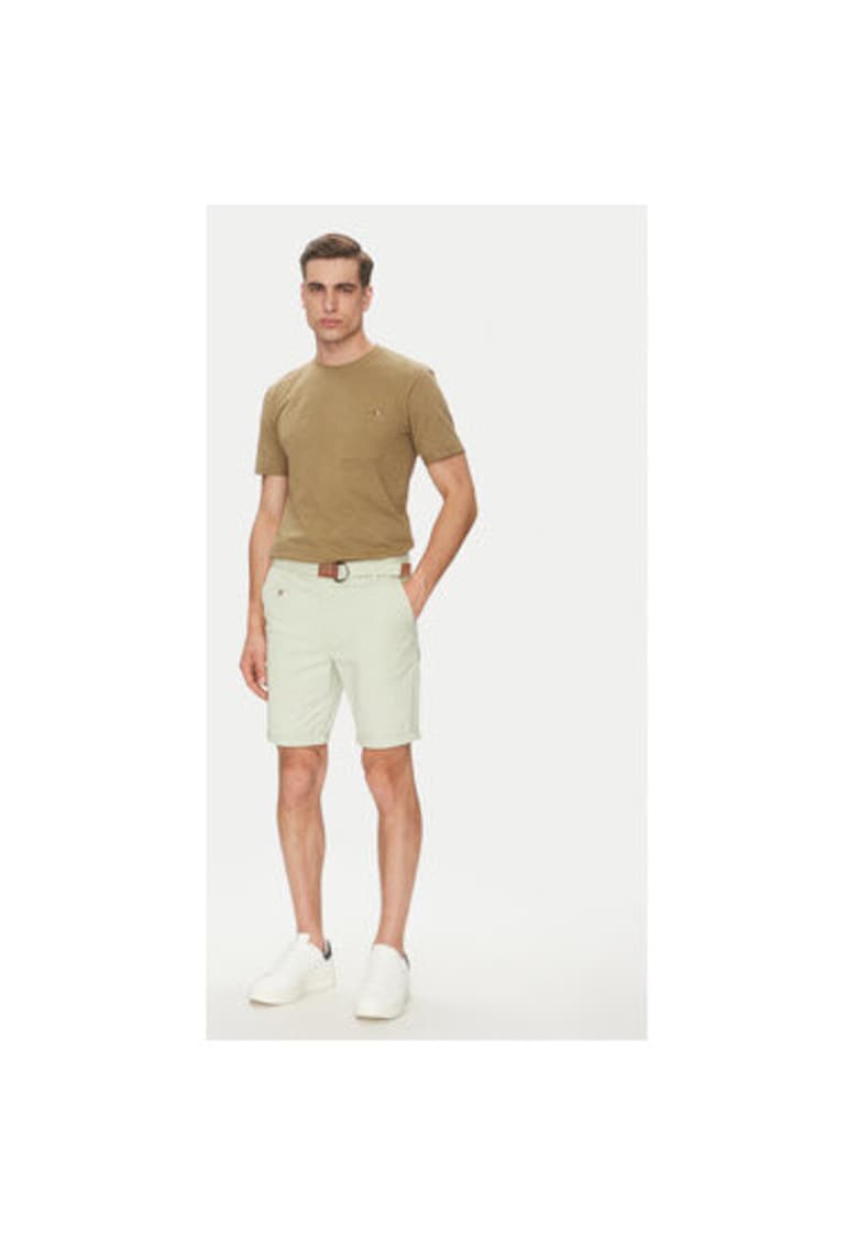 Oferte la Tricou barbati  INAndorra 41-104 - Bumbac - Kaki - Kaki