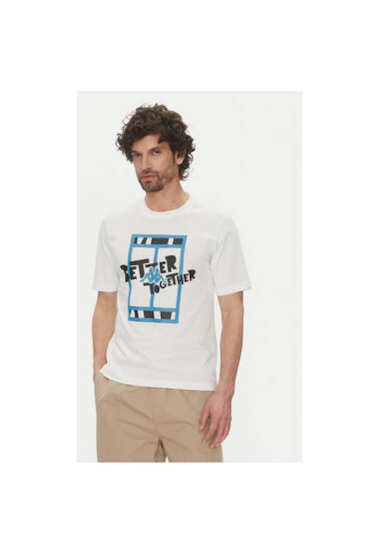 Oferte la Tricou barbati  351U8JW - Bumbac - Alb - Alb