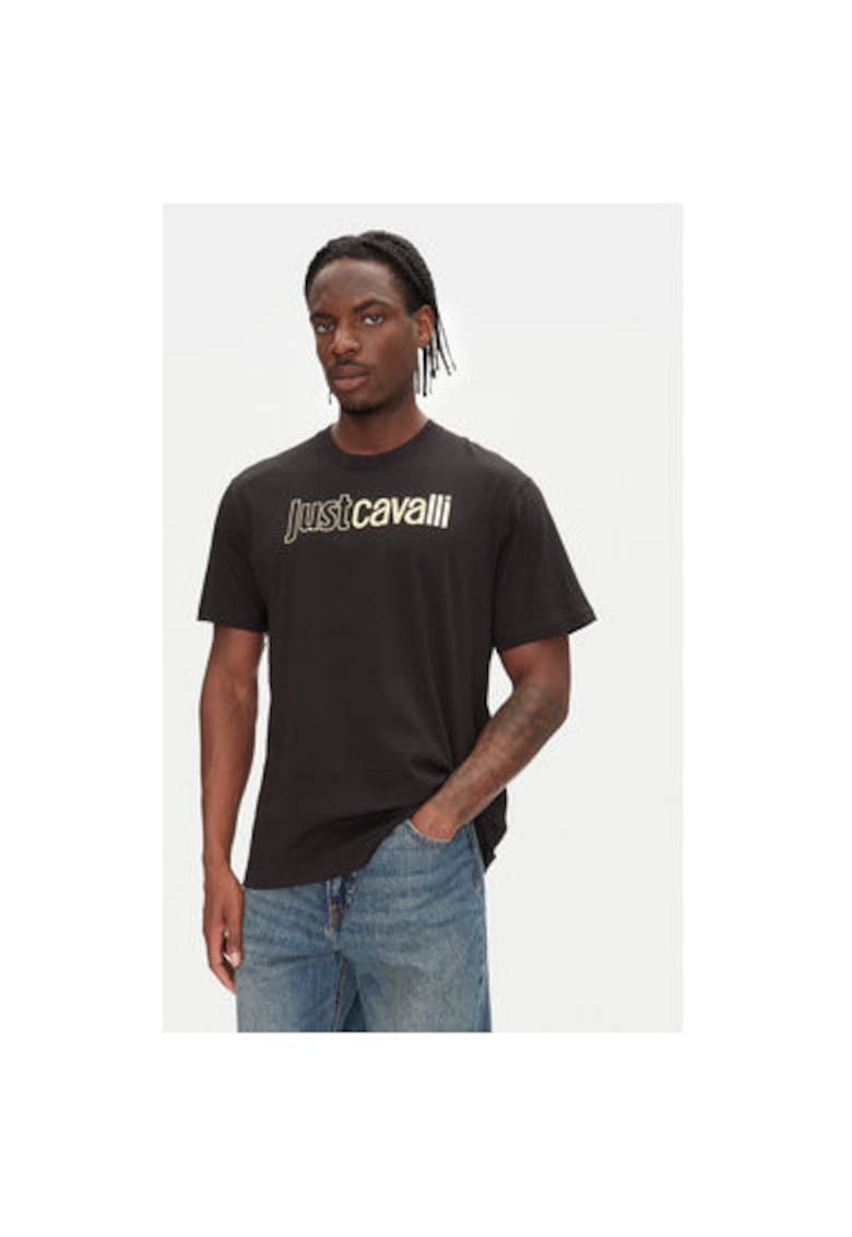 Oferte la Tricou barbati  78OAHT16 CJ500 - Bumbac - Negru - Negru