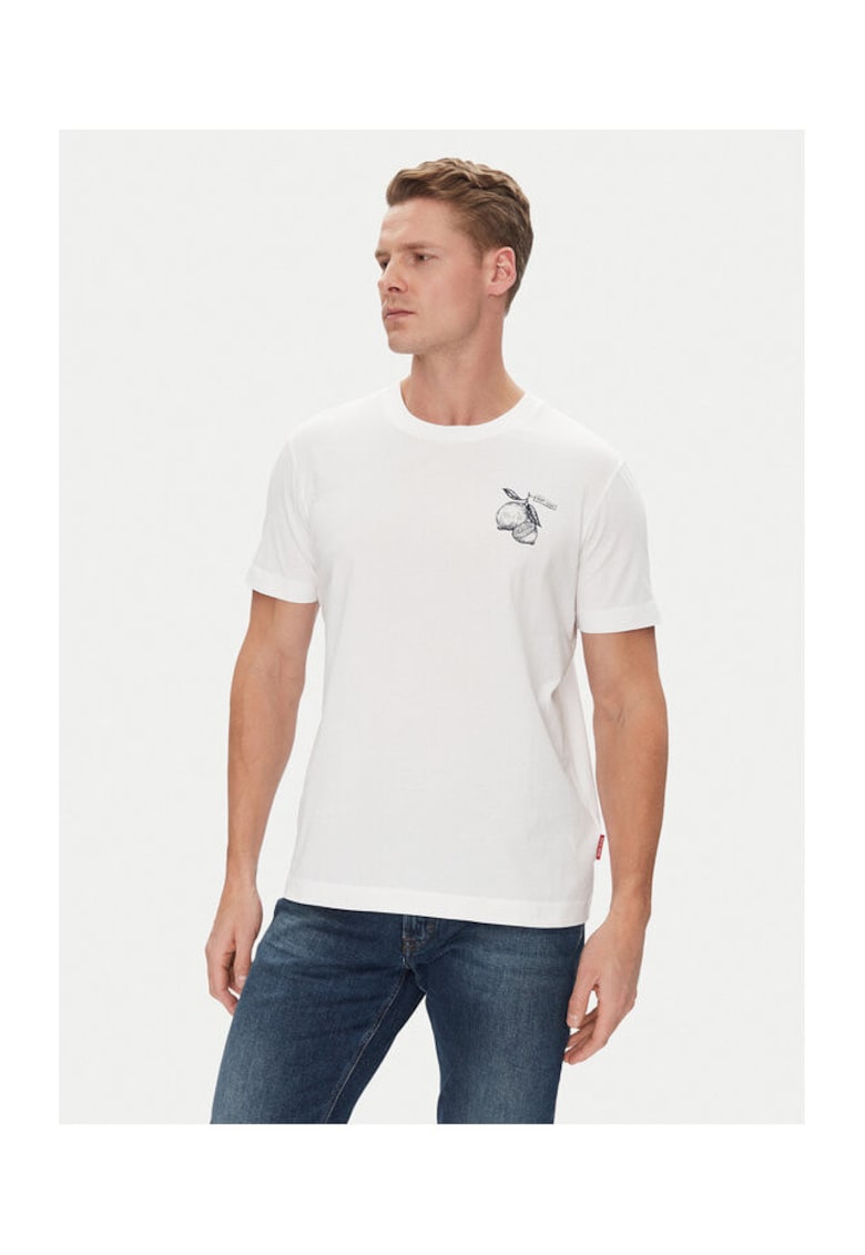 Oferte la Tricou barbati Joop Jeans - 10019370 30045904 - Bumbac organic - Alb - Alb