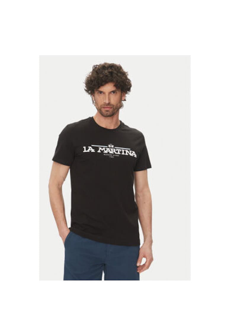 Oferte la Tricou barbati  MAR304 JS206 - Bumbac - Negru - Negru