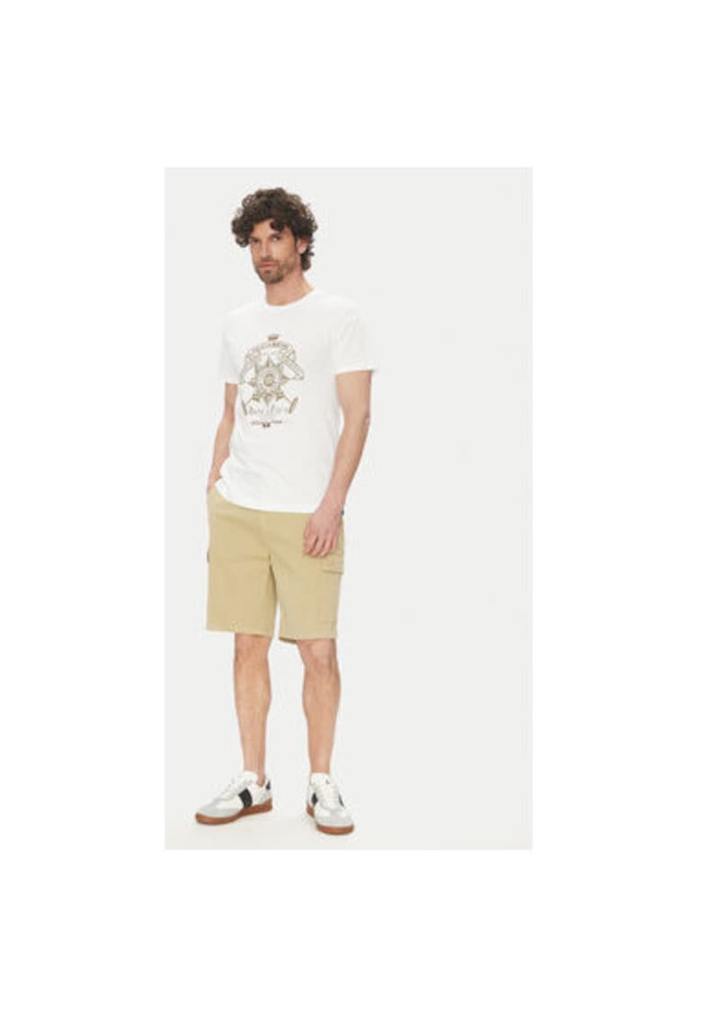Oferte la Tricou barbati  MARG30 JS206 - Bumbac - Alb - Alb