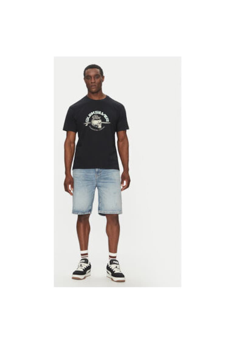 Oferte la Tricou barbati  EQYZT08056-KVJ0 - Bumbac - Negru - Negru