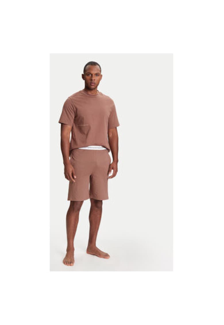 Oferte la Tricou barbati  30964M01W - Bumbac - Bej - Bej