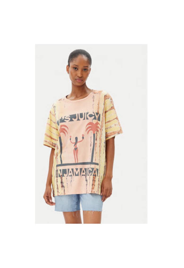 Oferte la Tricou dama  26940 - Bumbac - Portocaliu - Portocaliu