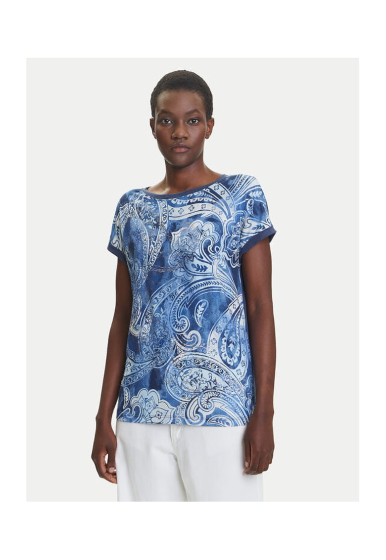 Oferte la Tricou dama  11105117 - Bumbac/Modal - Albastru - Albastru