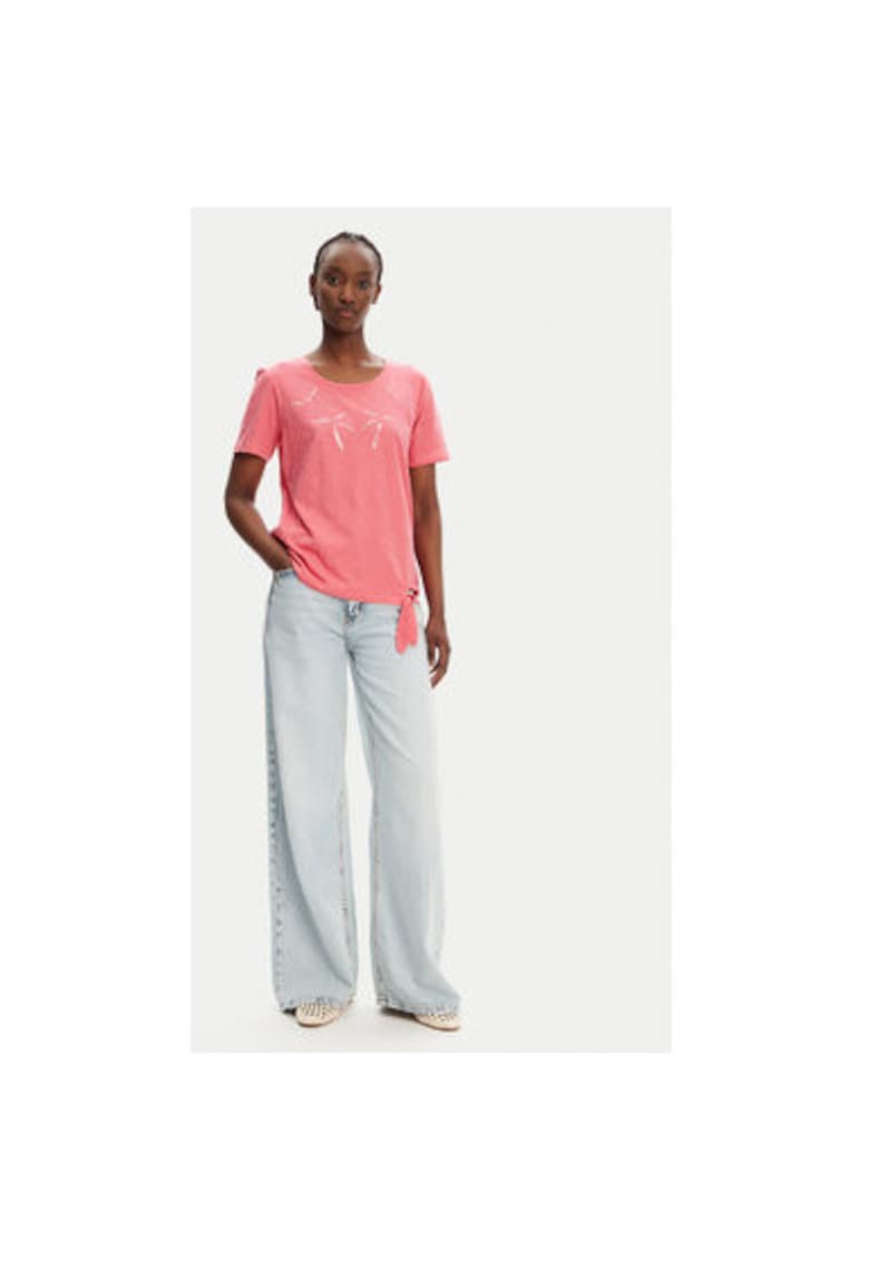 Oferte la Tricou dama  11104823 - Bumbac - Roz - Roz