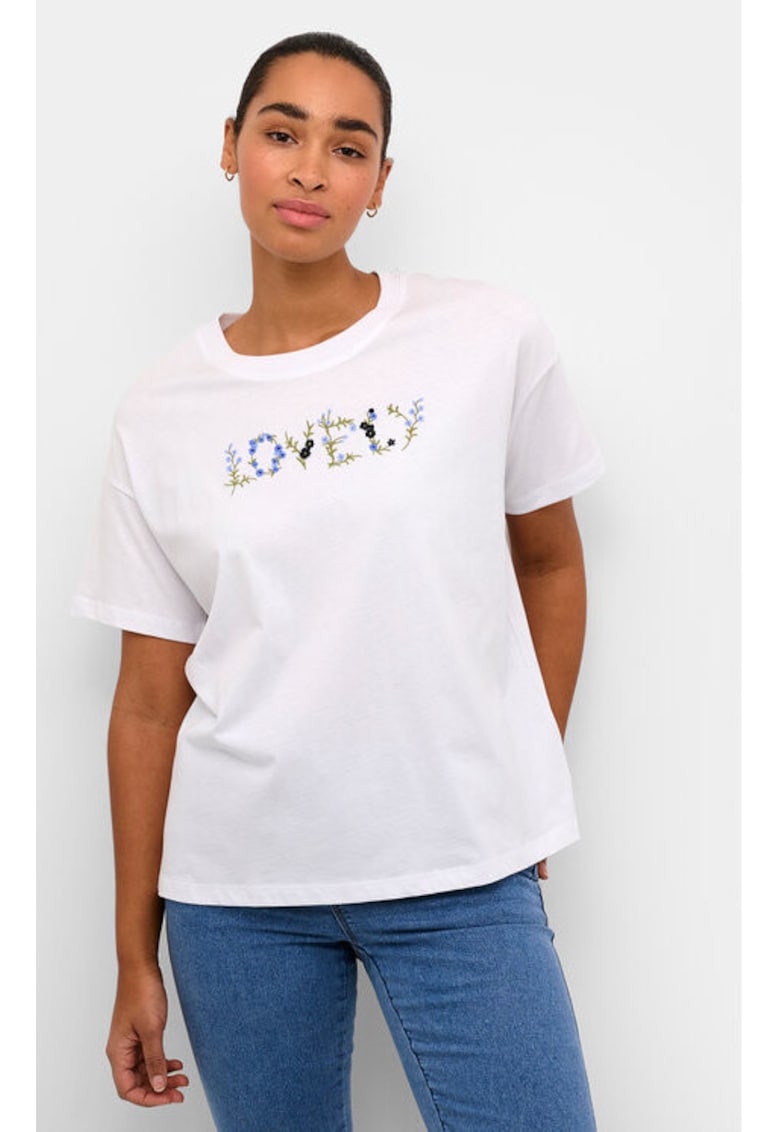 Oferte la Tricou dama -  303582296 - Bumbac - Alb - Alb