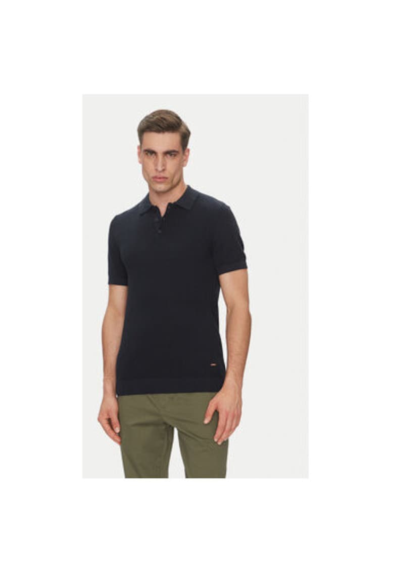 Oferte la Tricou Polo barbati  INVORM 30-485 - Bumbac/Poliester - Bleumarin - Bleumarin
