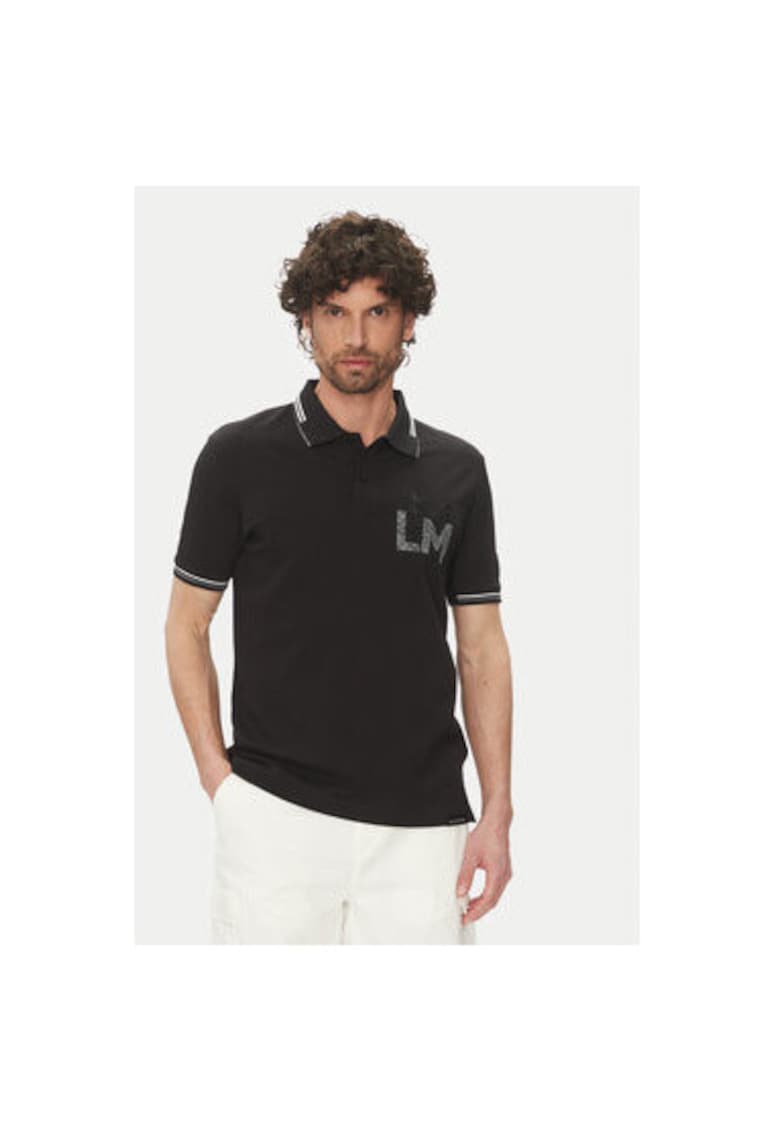 Oferte la Tricou polo barbati  MAP009 PK001 - Bumbac - Negru - Negru