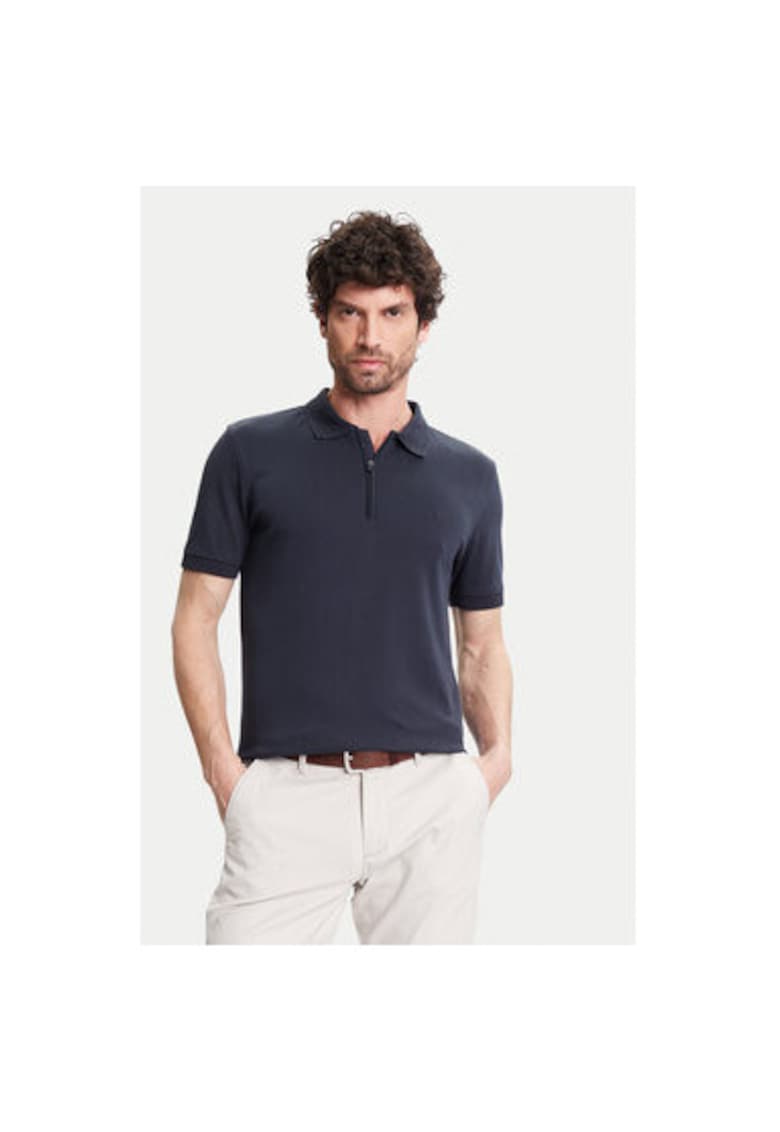Oferte la Tricou polo barbati  C5 21455.2119 - Bumbac - Bleumarin - Bleumarin