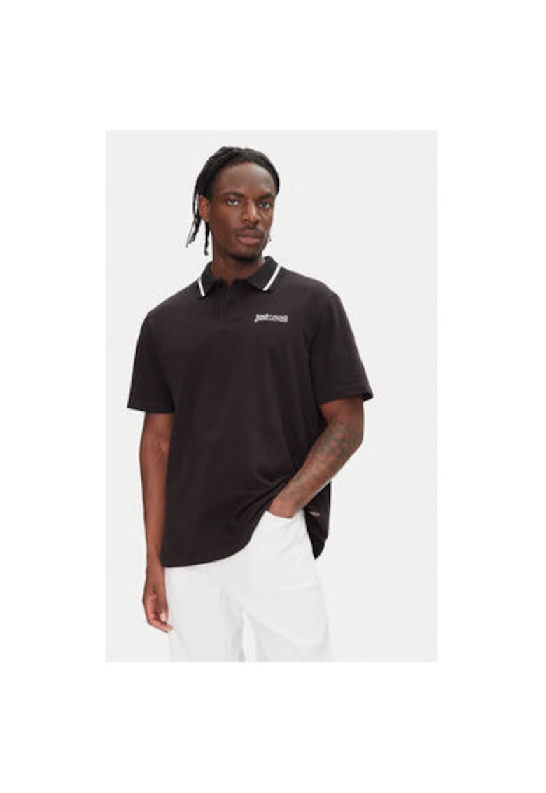 Oferte la Tricou polo barbati  78OAGT15 CJ506 - Bumbac - Negru - Negru