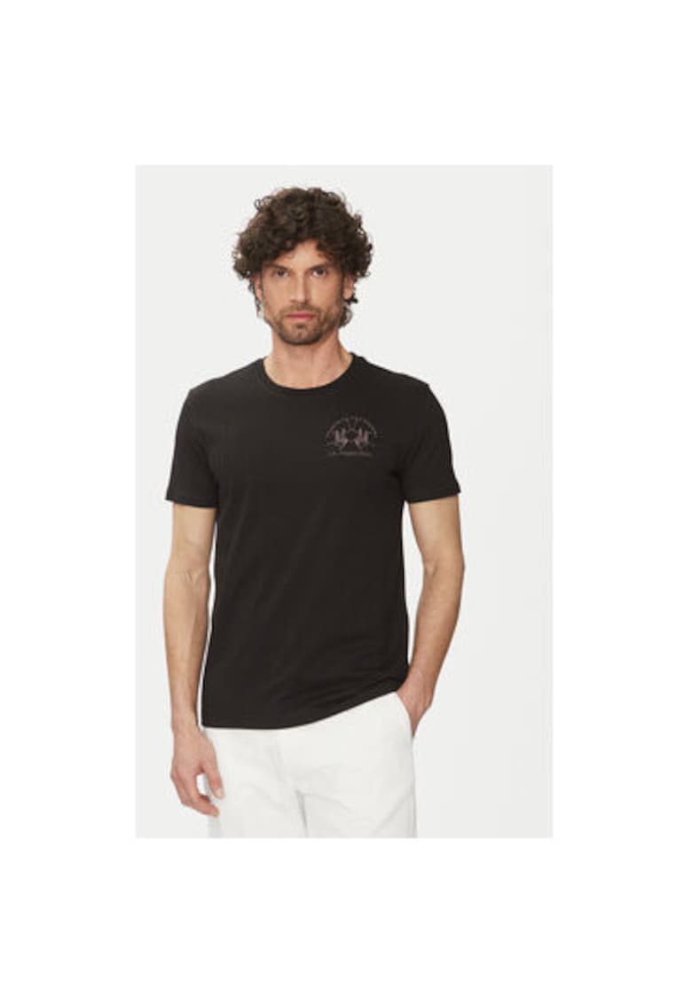 Oferte la Tricou barbati  MAR009 JS206 - Bumbac - Negru - Negru