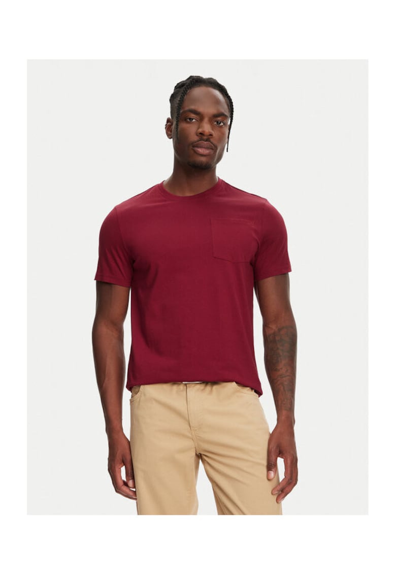Oferte la Tricou barbati  64131EW - Bumbac - Visiniu - Visiniu