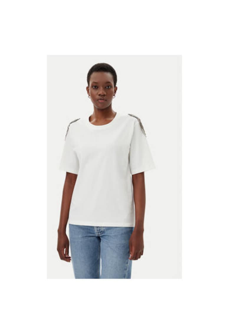 Oferte la Tricou dama  RD0015 - Bumbac - Alb - Alb