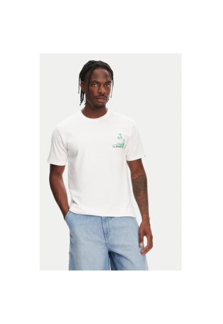 Oferte la Tricou barbati  EQYZT08057 - Bumbac - Alb - Alb