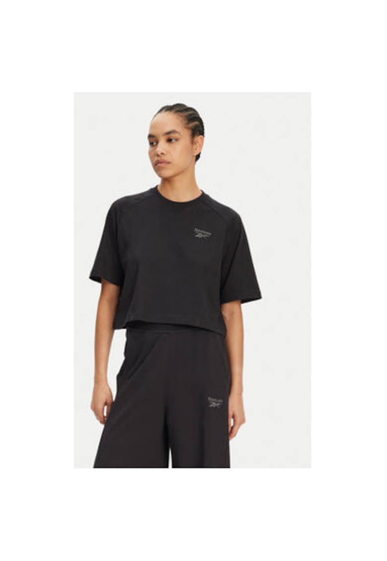 Oferte la Tricou dama  100214092 - Bumbac - Negru - Negru