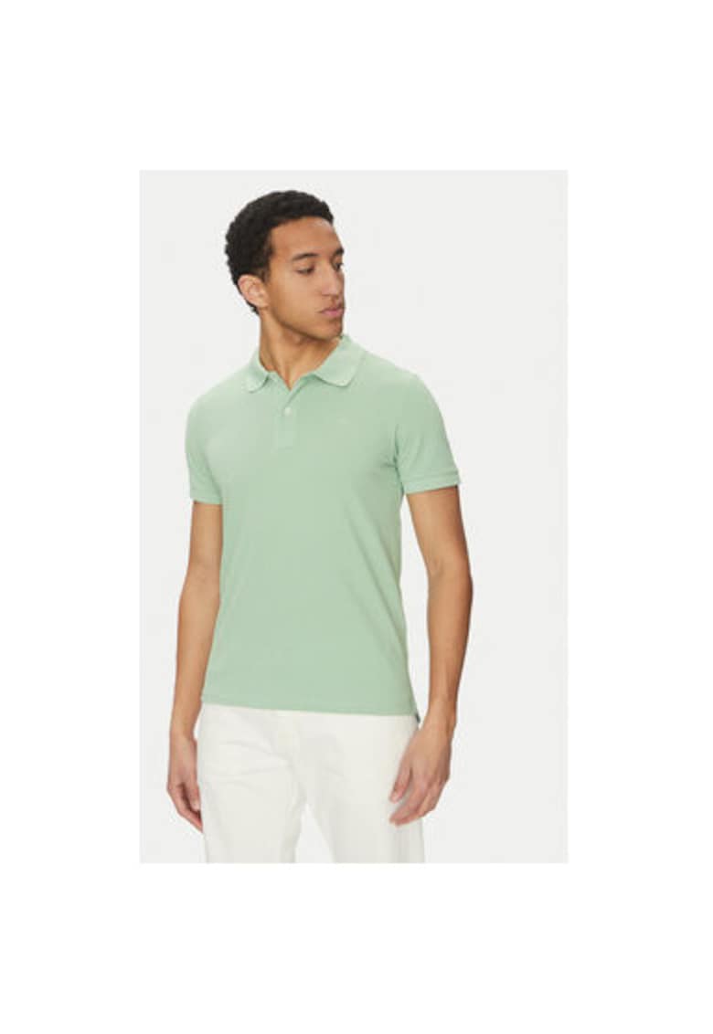 Oferte la Tricou polo barbati  M5511B-T3240 - Bumbac - Verde - Verde