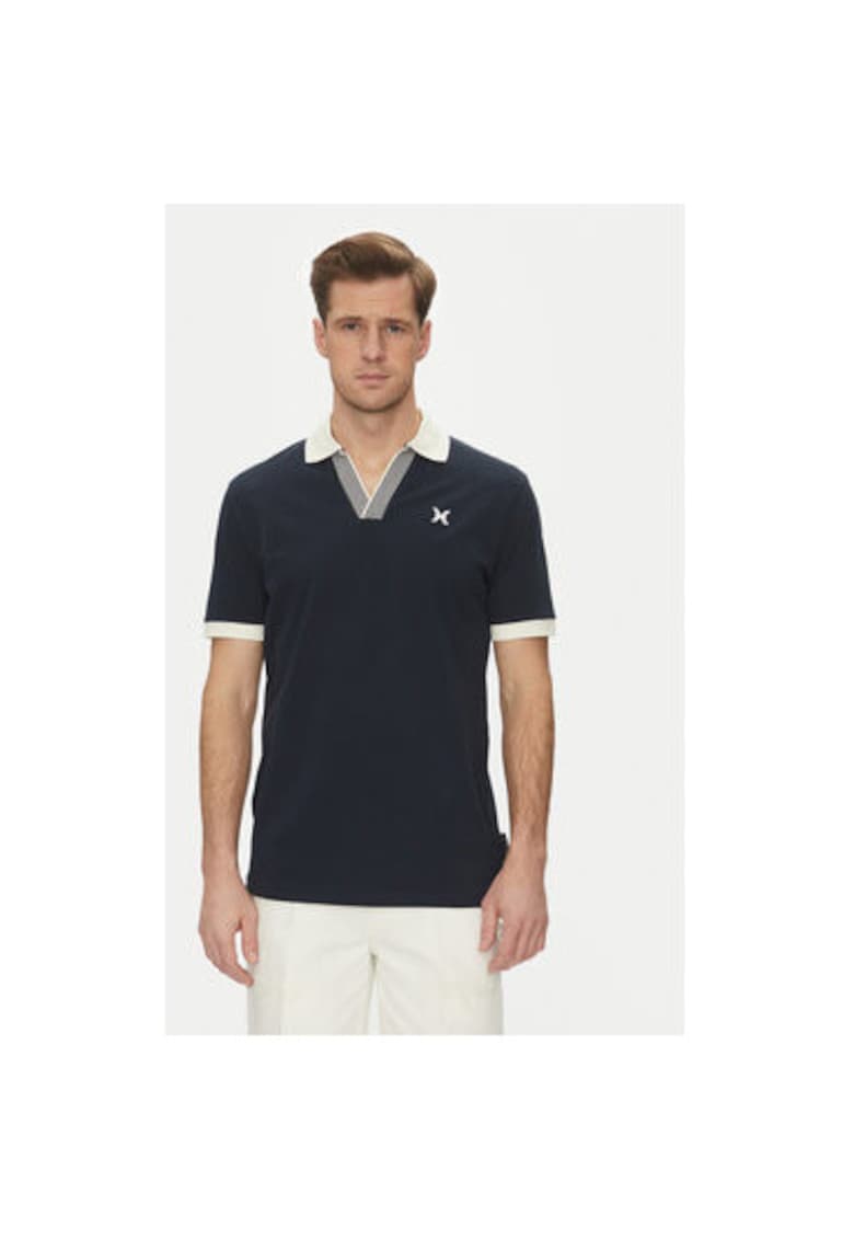 Oferte la Tricou polo barbati  UMP25168PO - Bumbac - Bleumarin - Bleumarin