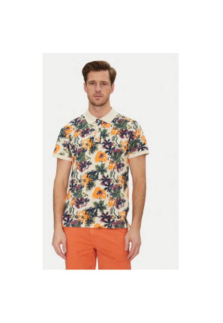 Oferte la Tricou polo barbati  20718253 - Bumbac - Bej - Bej