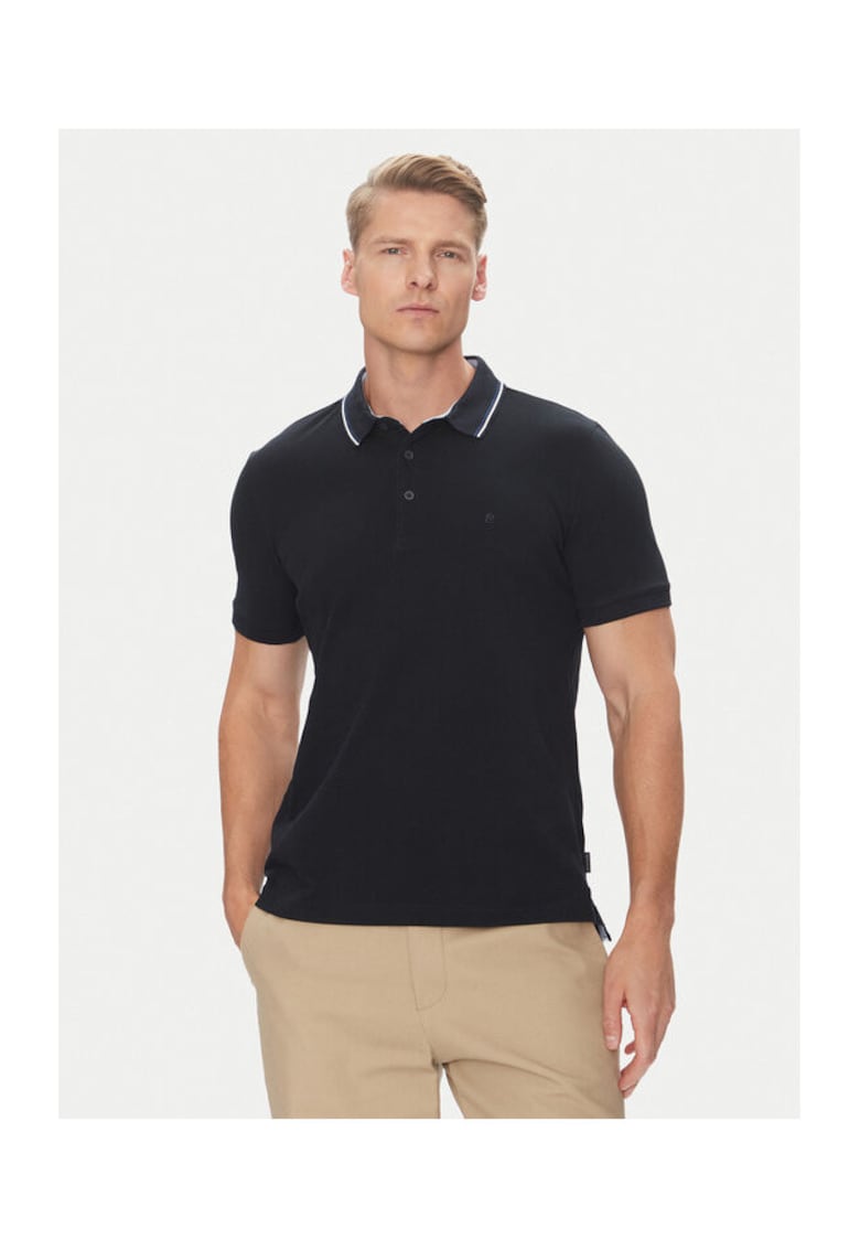 Oferte la Tricou polo barbati  C5 21374.2112 - Bumbac - 49854 - Bleumarin