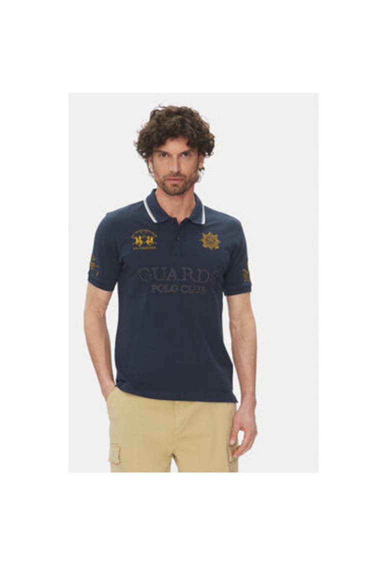 Oferte la Tricou polo barbati  PK097 - Bumbac - Bleumarin