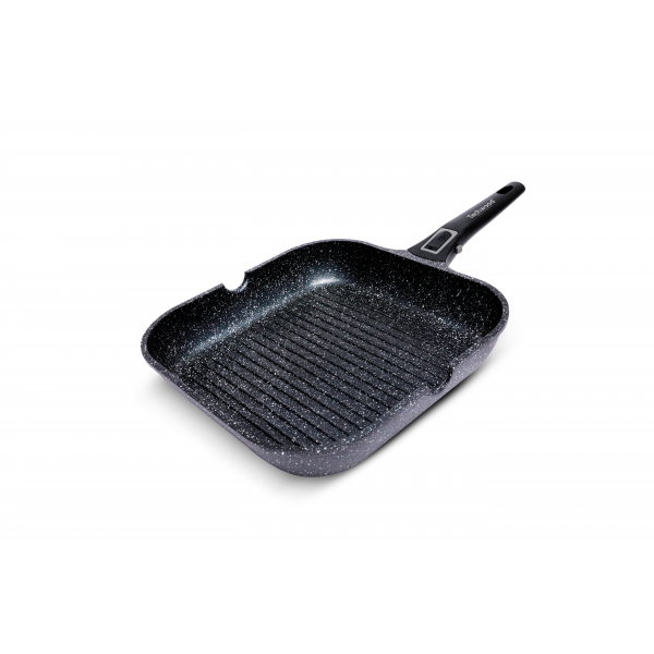 Oferte la Tigaie gratar Techwood TP-28G, 28cm, toate tipurile de caldura, inclusiv inductie
