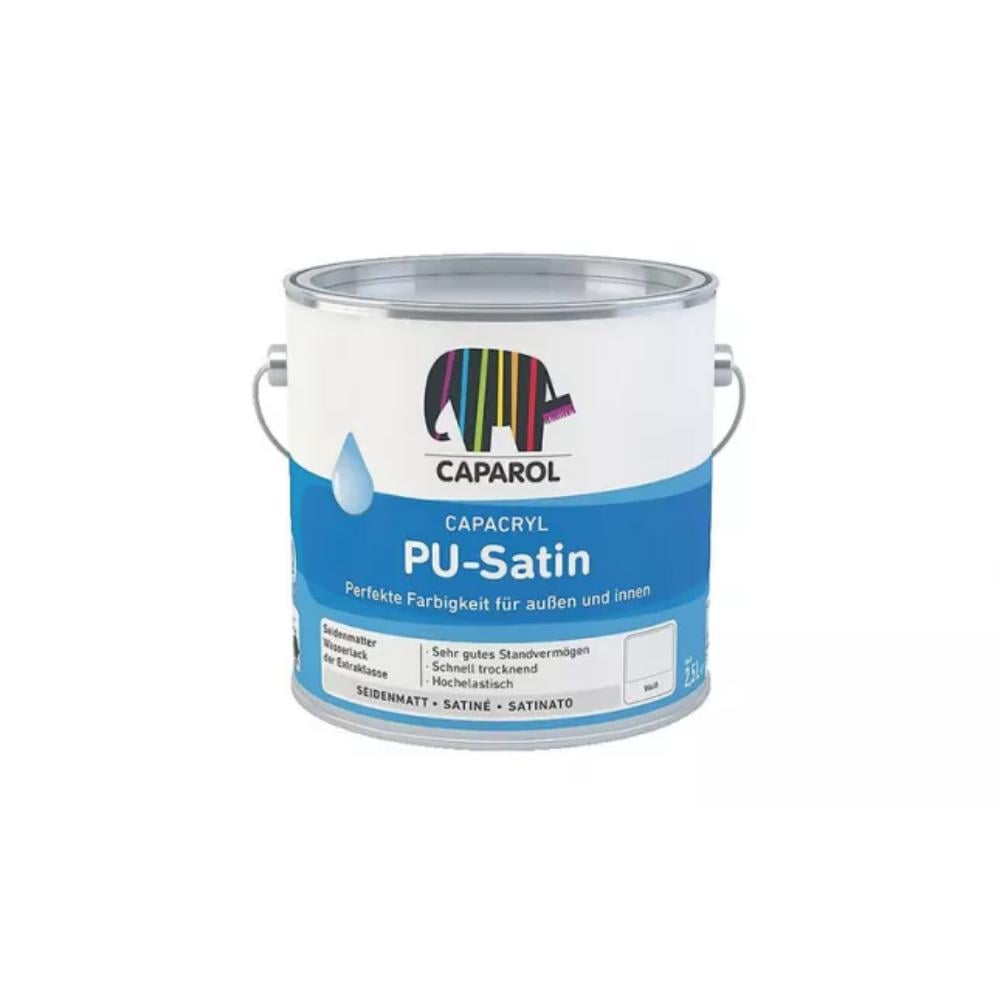 Oferte la Lac PU Acrilic Universal Caparol Capacryl Satin, interior /exterior, 2.5 l