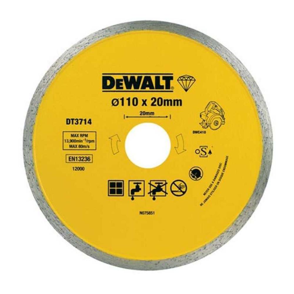 Oferte la Disc diamantat pentru placi ceramice DeWalt DWC410, 110 x 20 mm