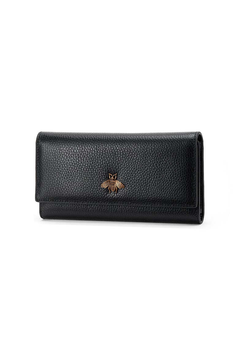 Oferte la Portofel pliabil din piele Denise--- - Negru