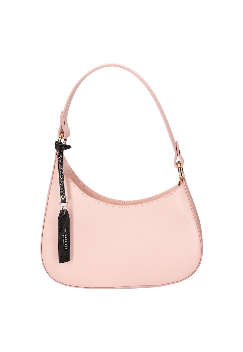 Oferte la Geanta de piele cu bareta de umar - Roz