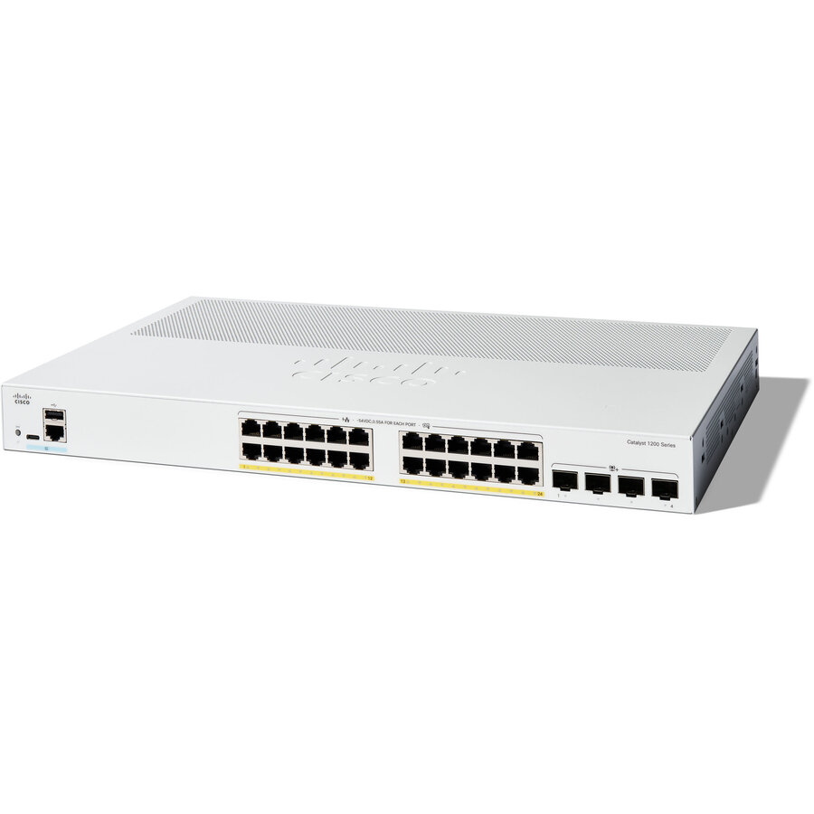 Oferte la Switch Catalyst 1200 24-PORT GE POE/4X10G SFP+ Gri
